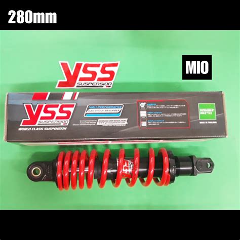 YSS REAR SHOCK ABSORBER 280MM DTG PLUS MODEL MIO BEAT SKYDRIVE NOUVO