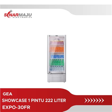 Mini Showcase Pintu Gea Display Cooler Liter Expo Fr