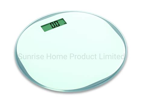 Digital Electronic Body Weighing Scale With 6mm Tempered Glass Platform