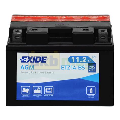 Мотоаккумулятор Exide 11 2Ah YTZ14 BS купить Низкая цена