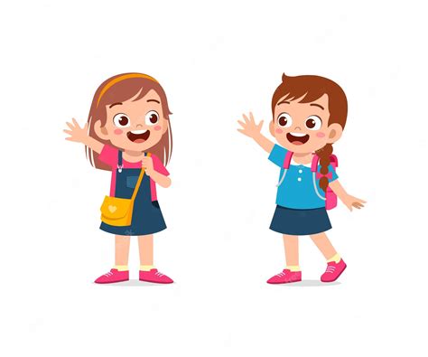 girl waving  clipart  transparent png clipart images