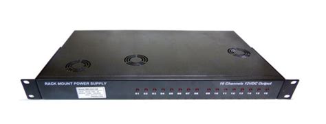 12V 400W 16 Channel Rack Mount Power Supply CCTV 1.5U 12V - GENSSI