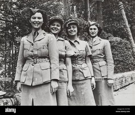 Uniformed Women Of The British Military Services During World War 2