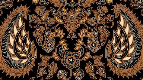 823 Background Batik Hitam Emas - MyWeb