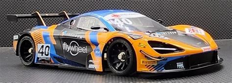 Gl Racing W Mm 102 Gl 720s Gt3 Body 003 N°40 Orange Et Bleu Limited Edition Gl 720s Gt3 003