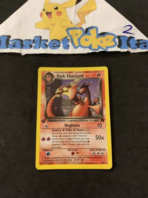 Pokemon Card Dark Charizard St Team Rocket Ita Holo Exc Eur