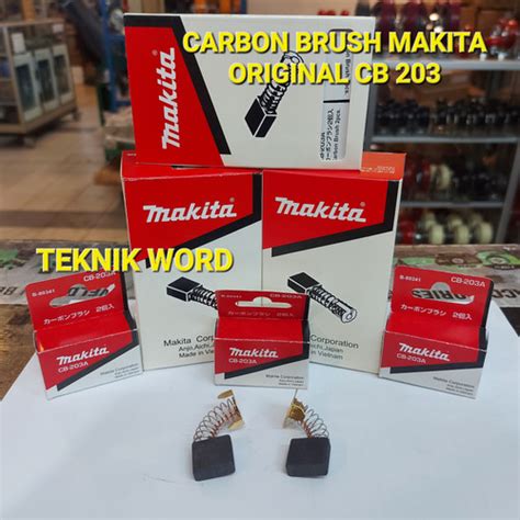 Jual Carbon Brush Makita Cb 203 Arang Sepul Bostel Makita Cb 203a Jakarta Barat Teknik