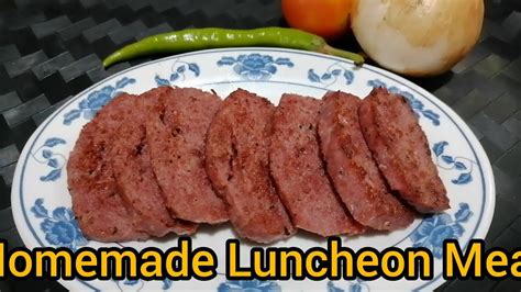 Homemade Luncheon Meat Youtube