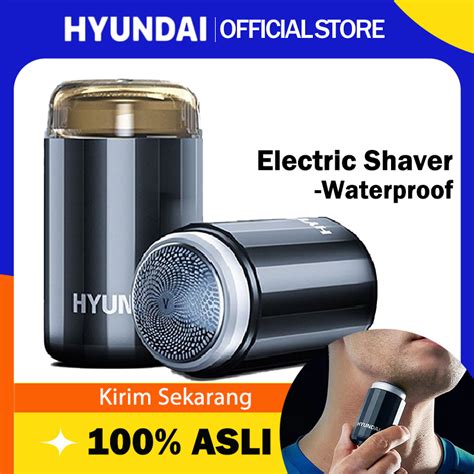 Jual Hyundai Electric Shaver Mini Portable Alat Cukur Kumis Jenggot