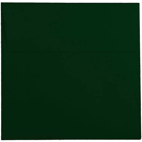 JAM 5 5 X 5 5 Square Envelopes Dark Green 25 Pack Walmart