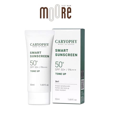 Kem chống nắng Caryophy Smart Sunscreen Spf50 Tone Up 50ml Shopee