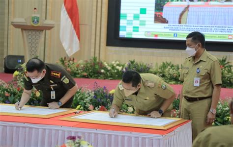 Cegah Korupsi Seluruh Kepala Daerah Di Banten Tandatangani Pakta