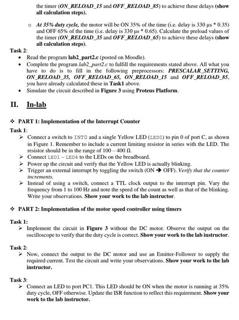 Solved Lab 2 Interrupts Timers Lab Objectives To Chegg