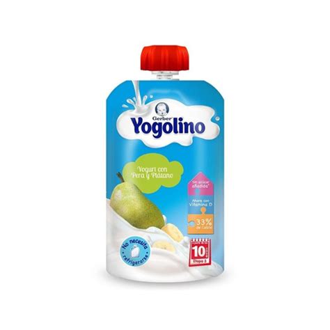 Papilla Gerber Junior Yogurt De Pera Plátano 12 Meses 110 G Mercadolibre