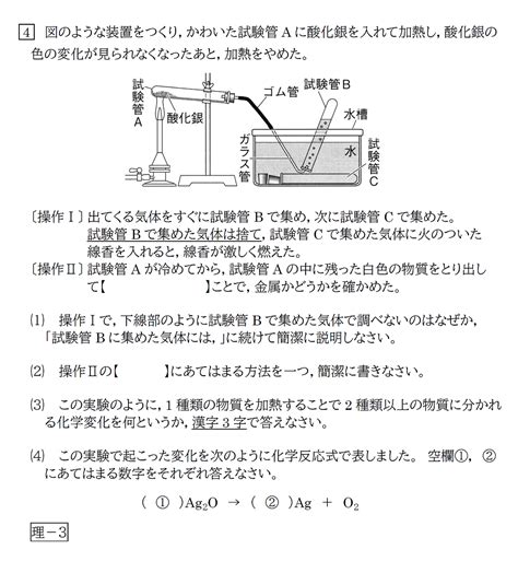 【中2理科】令和6年度1学期期末テスト予想問題 赤城 ︎