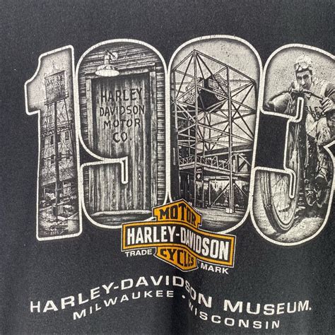 Harley Davidson Black 1903 Museum Graphic Tee - Gem