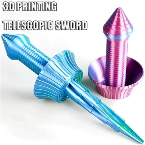 3D Printed Retractable Spiral Sword – ricife