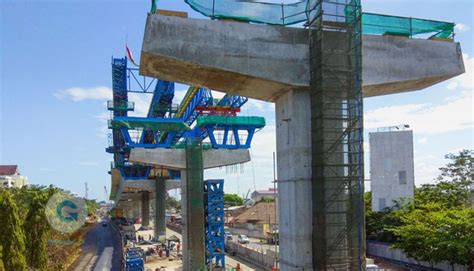 Pasang Box Girder Tol Layang Fly Over Bakal Ditutup Selama Hari