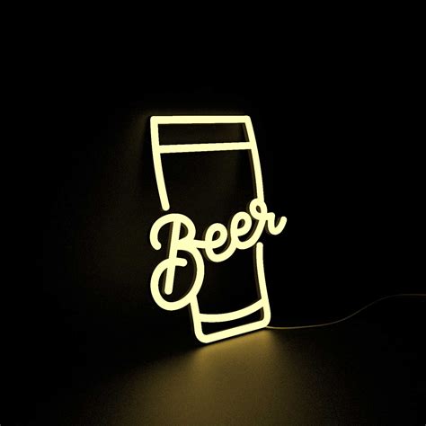 Frosted Beer Mug LED Neon Sign