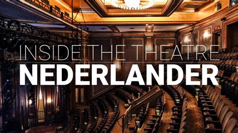 Step Inside Broadways Nederlander Theatre Playbill