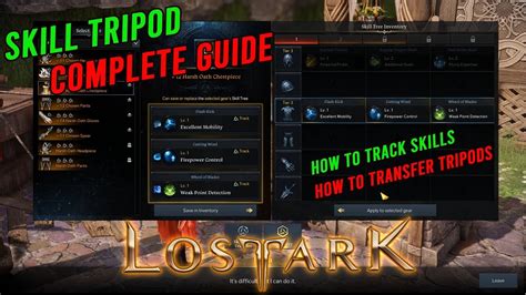 Lost Ark Skill Tree Guide Easy Explanation Youtube