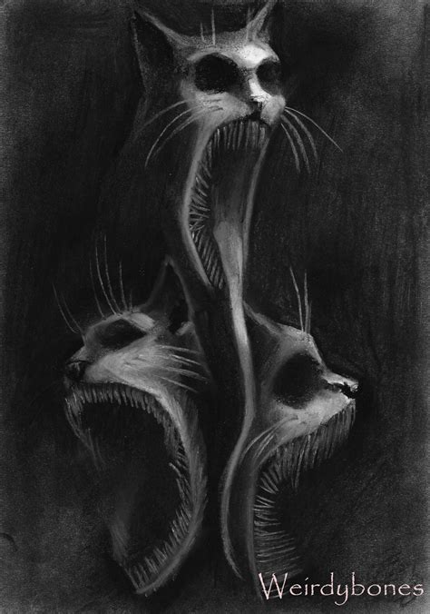 Arte Horror, Horror Art, Dark Fantasy Art, Dark Art, Cats Art Drawing ...