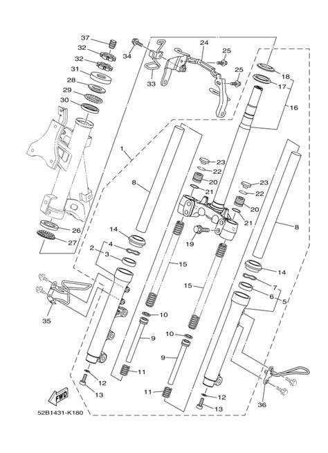 Moto Th Yamaha Fiore Parts Steering