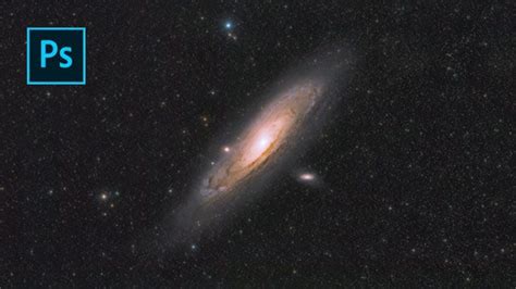 Andromeda Galaxy Image Processing Tutorial in Adobe Photoshop