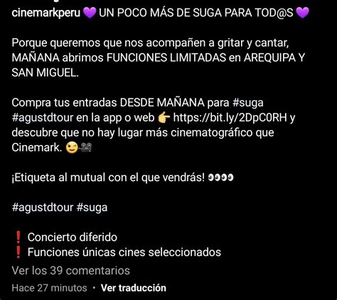 Peruviarmy On Twitter Cinemark Per Ha Comunicado En