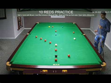 10 Reds Snooker Practice Routine YouTube