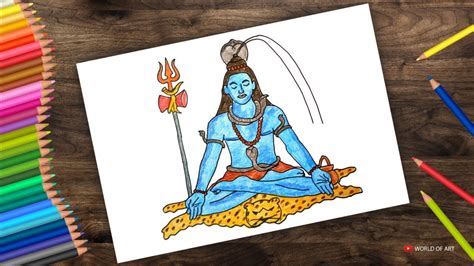 How To Draw Lord Shiva Step By Step Drawing Of Lord Shiv Ji Off