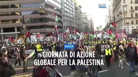 Proteste Da Roma A Washington Per Fermare La Guerra A Gaza Teli