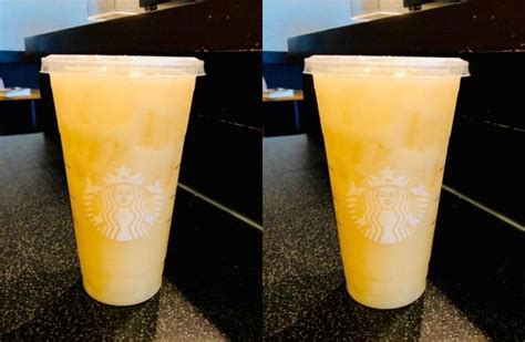 This Secret Skinny Yellow Starbucks Drink Tastes Like Paradise - Forkly