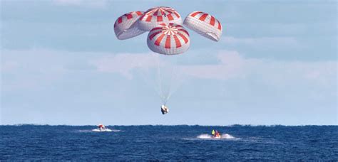 SpaceX Crew Dragon spacecraft nears last parachute tests before astronaut launch debut