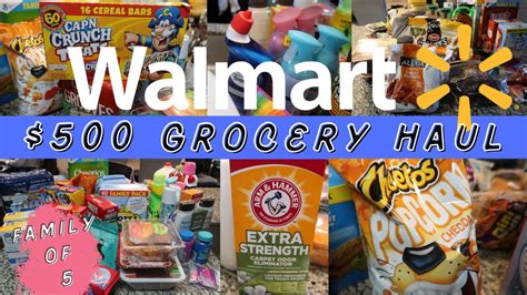 500 MASSIVE Walmart Grocery Haul 2023 Fridge Pantry Restock A