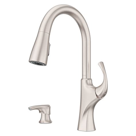 Pfister Miri 20 Kitchen Faucet With Pull Down Sprayer And Soap