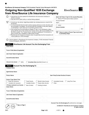 Riversource Form Fill Online Printable Fillable Blank Pdffiller