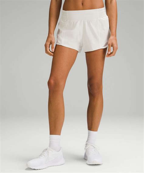 Lululemon Hotty Hot High Rise Lined Short Bone Lulu Fanatics