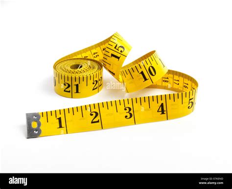 Tape Measure Isolated Not Tool Cut Out Stock Images Pictures Alamy