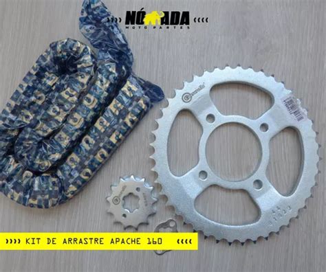 Kit Arrastre Cassarella Tvs Apache 160 2v Cadena Reforzada Cuotas