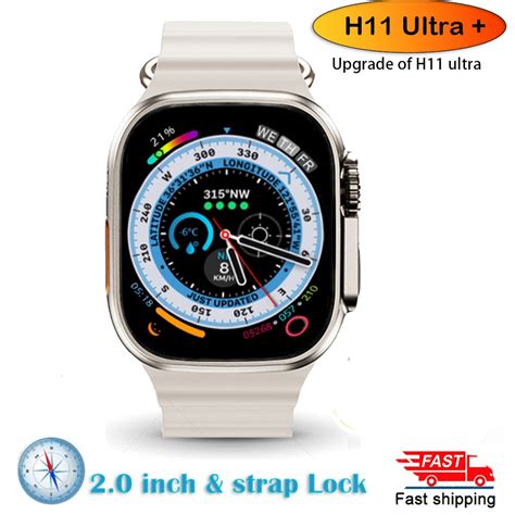 IWO H11 Ultra Smartwatch Série 49mm 8 NFC Carregamento Sem Fio