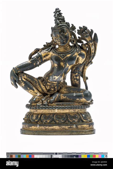 The Bodhisattva Manjushri India Bihar Th Century Sculpture Gilt