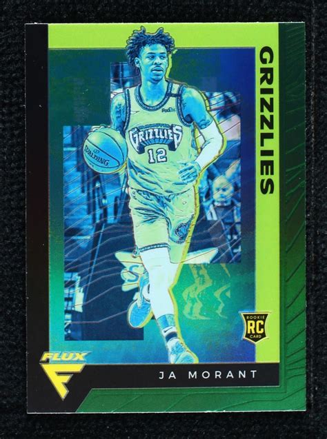 Panini Chronicles Flux Green Ja Morant Rc For Sale