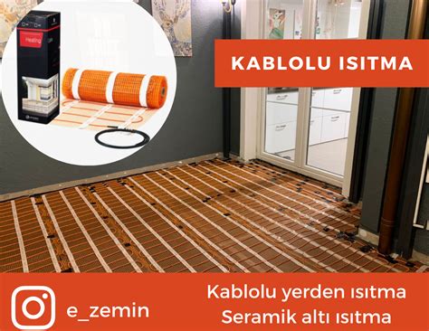 Kablolu Yerden Isıtma Sistemi Elektrikli yerden ısıtma