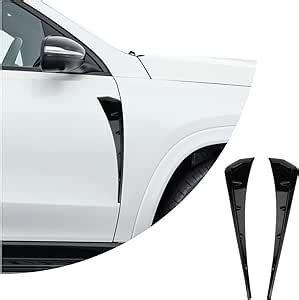 Amazon Ziciner Pcs Car Fender Side Vents Pvc Carbon Fiber Air