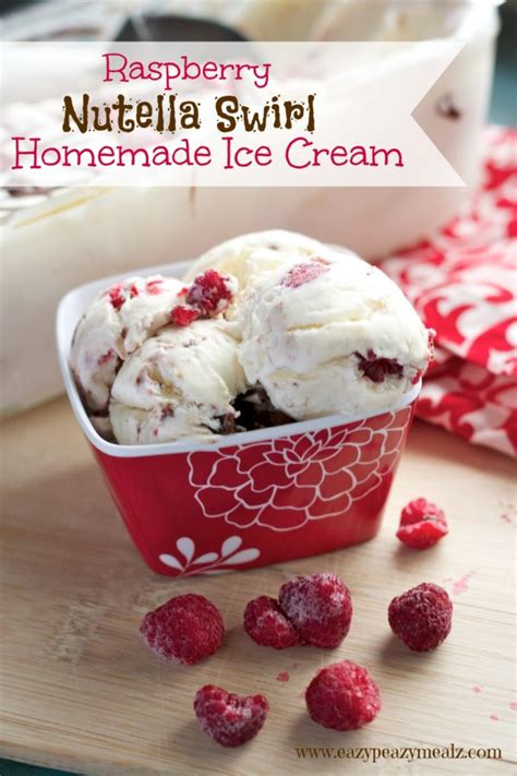 Homemade Raspberry Ice Cream