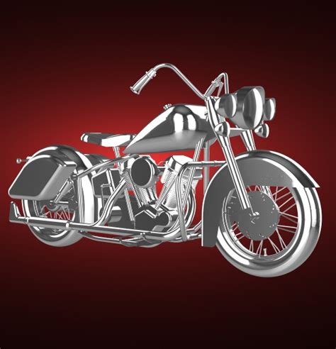 Stl File Harley Davidson Flh Duo Glide・3d Printing Template To Download