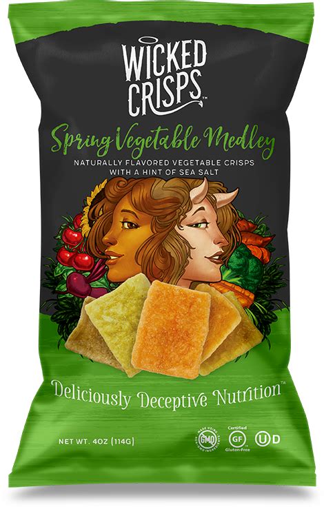 Wicked Crisps Deliciously Deceptive Nutrition Baked Chips That