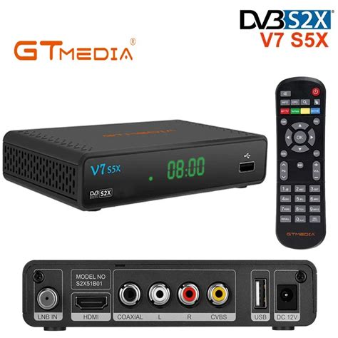 GTMEDIA Receptor De TV Por Sat Lite V7 S5X Decodificador DVB S S2 S2X H