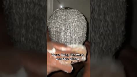 How Your 360 Waves Lather Should Look On Wash And Style Youtube